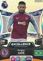 Douglas Luiz Panini PL Excellence  2024 Aston Villa 